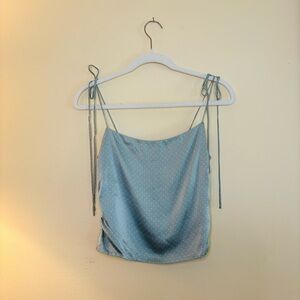 Reformation Lucrezia Silk Top